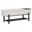 Banc de rangement rembourré Farmhouse avec compartiment caché-2037861129