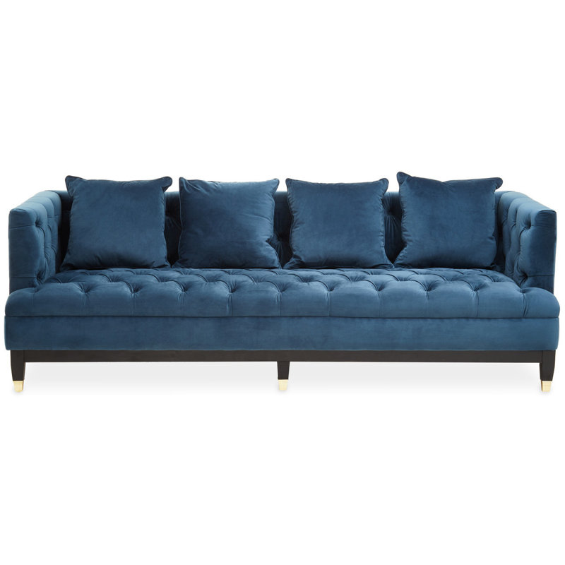 Aaleeyah 3 Seater Sofa, Navy