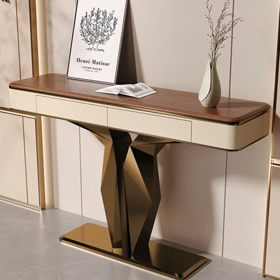 Console de style chinois de luxe simple