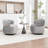 Olevide Swivel Barrel Chair-472054634