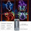 Ensemble de 4 guirlandes lumineuses d'Halloween pour fenêtres d'intérieur
