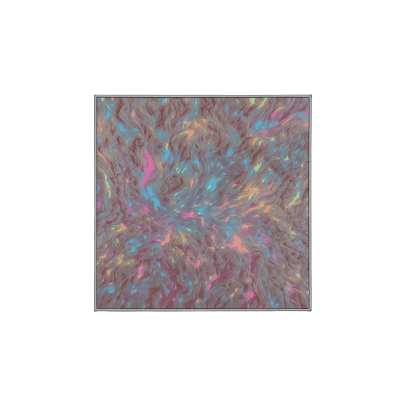 Machine Washable Pink Area Rug GSIX03592, Square 7'