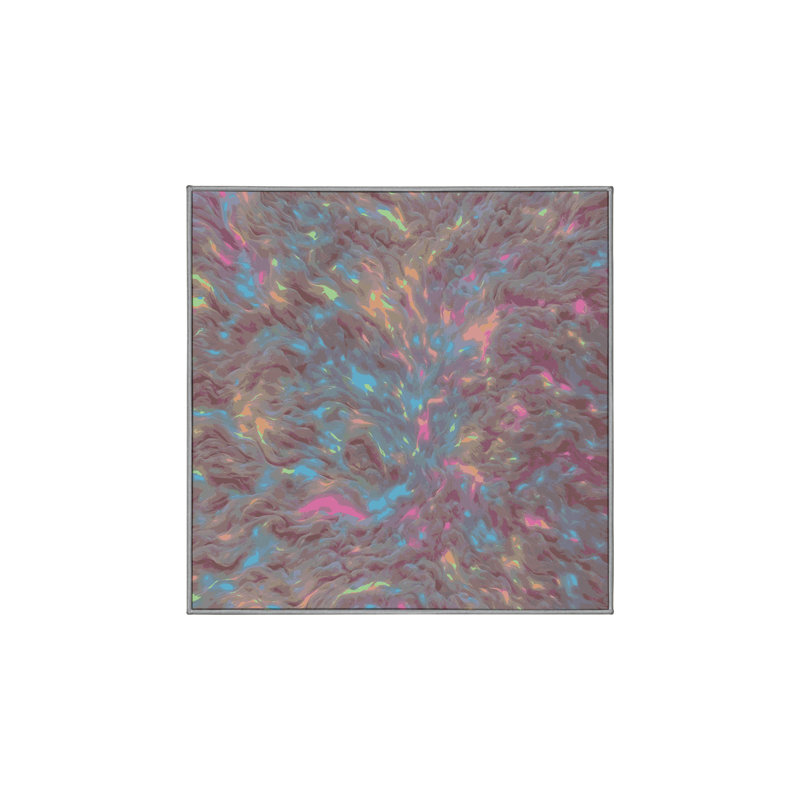 Tapis rose lavable à la machine GSIX03592, Carré 6 pi