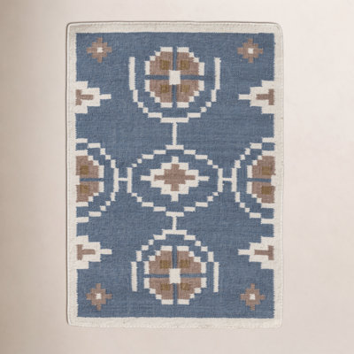 Heidi Flatweave Geometric Wool Rug