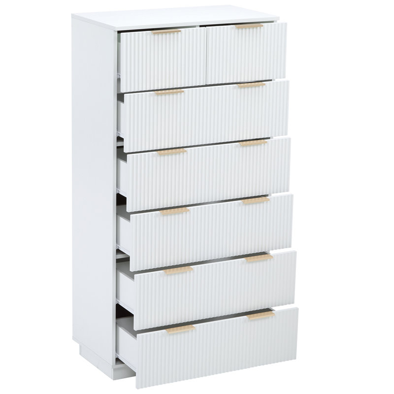 28Inch Wide Drawer Cabinet, White