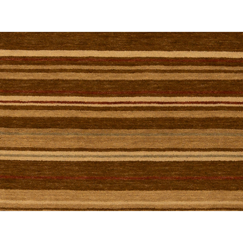 Hand Knotted Area Rug in Brown