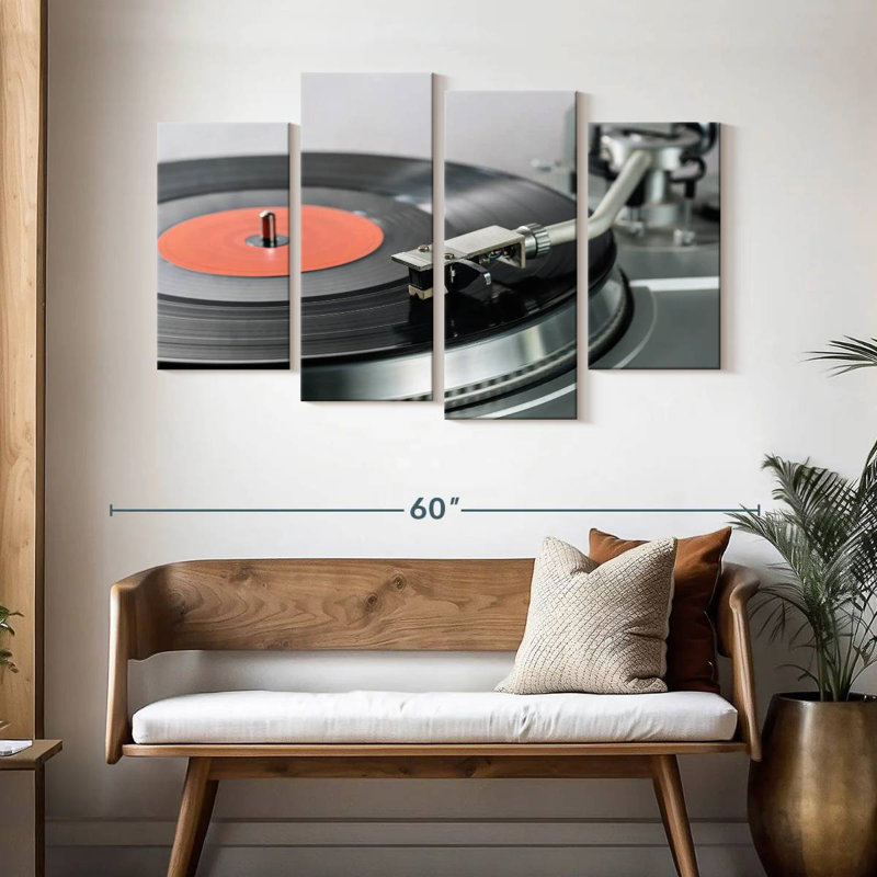 Abarca Vinyl Record Player, 32" H x 52" W
