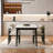 White Ash Sintered Stone Table Chair Set Appeal-106284363