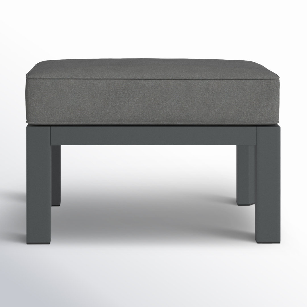 Greyson Metal Outdoor Ottoman Joss & Main