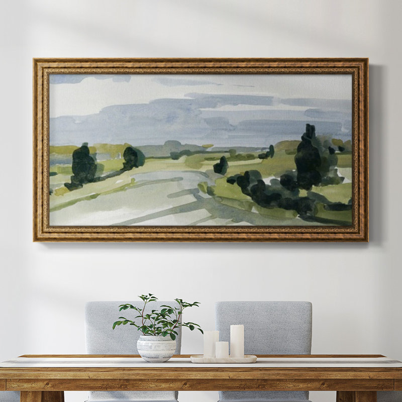 «Dark Quiet Valley III», reproduction d'un seul cadre photo sur toile, H 29 po x l 53 po x P 1 po