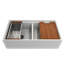 Contempo 36'' L Double Basin Kitchen Sink-773700947