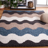 Calico Shag Performance Abstract Rug