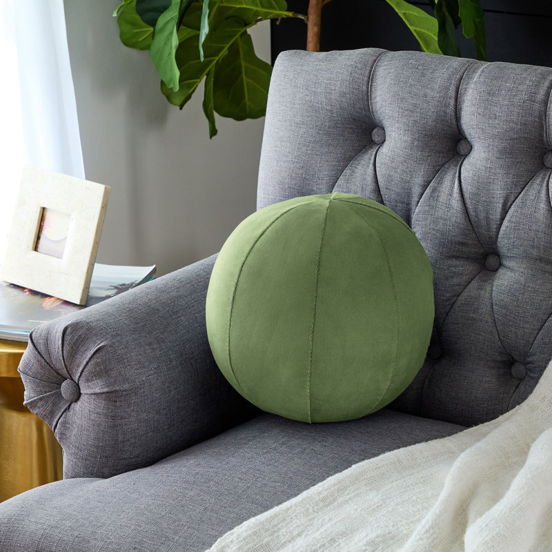 Outdoor Throw Pillow, Green