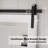 Keira-Mai Barn Door Bathroom Mirror, Wood Frame Wall Mounted Vanity Mirror with Metal Hanging Rod, Farmhouse Industrial Rectangle Wall Mirror for Bathroom-1208983962-1214352527