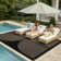 Narze Modern Easy Jute Machine Washable Outdoor Rug with Non-Slip Backing for Ptio Backyard, Deck, Beside Swimming Pool