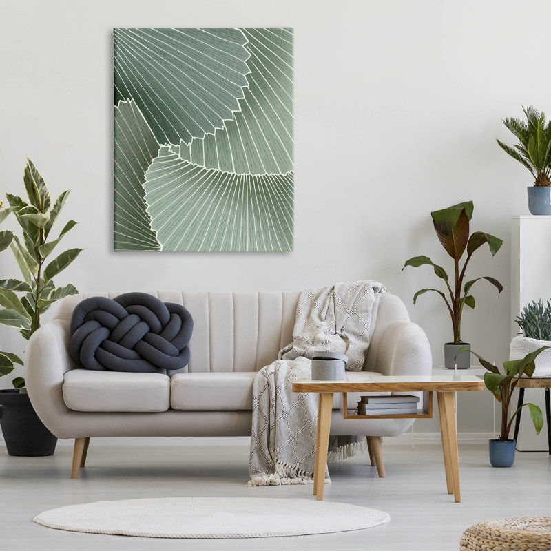 Art moderne de giclée à motif abstrait moderne par Ziwei Li, H 48 po x l 36 po x P 1,5 po, Toile tendue