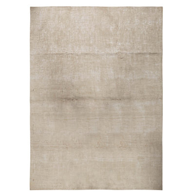 Hand Knotted Area Rug in Ivory
