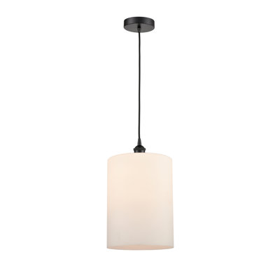 Luminaire suspendu cylindrique simple à 1 lumière Karon