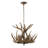Dimitri 6-Light Brown Antler Chandelier