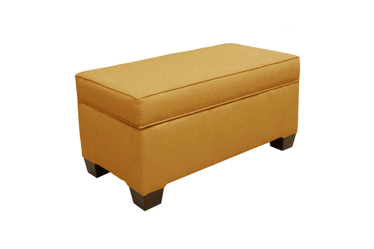 Fabric Flip Top Storage Bench