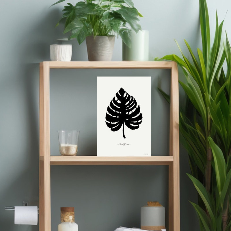 Ebony Palm II 1 Piece Wrapped Canvas Wall Art, 45.72cm H x 30.48cm W