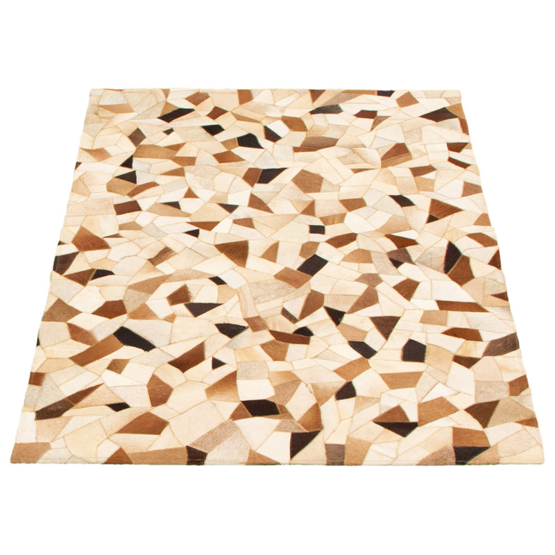 Belva Cowhide Geometric Indoor Rug