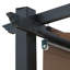Pergola en aluminium avec auvent Aoodor-92371646-90610975