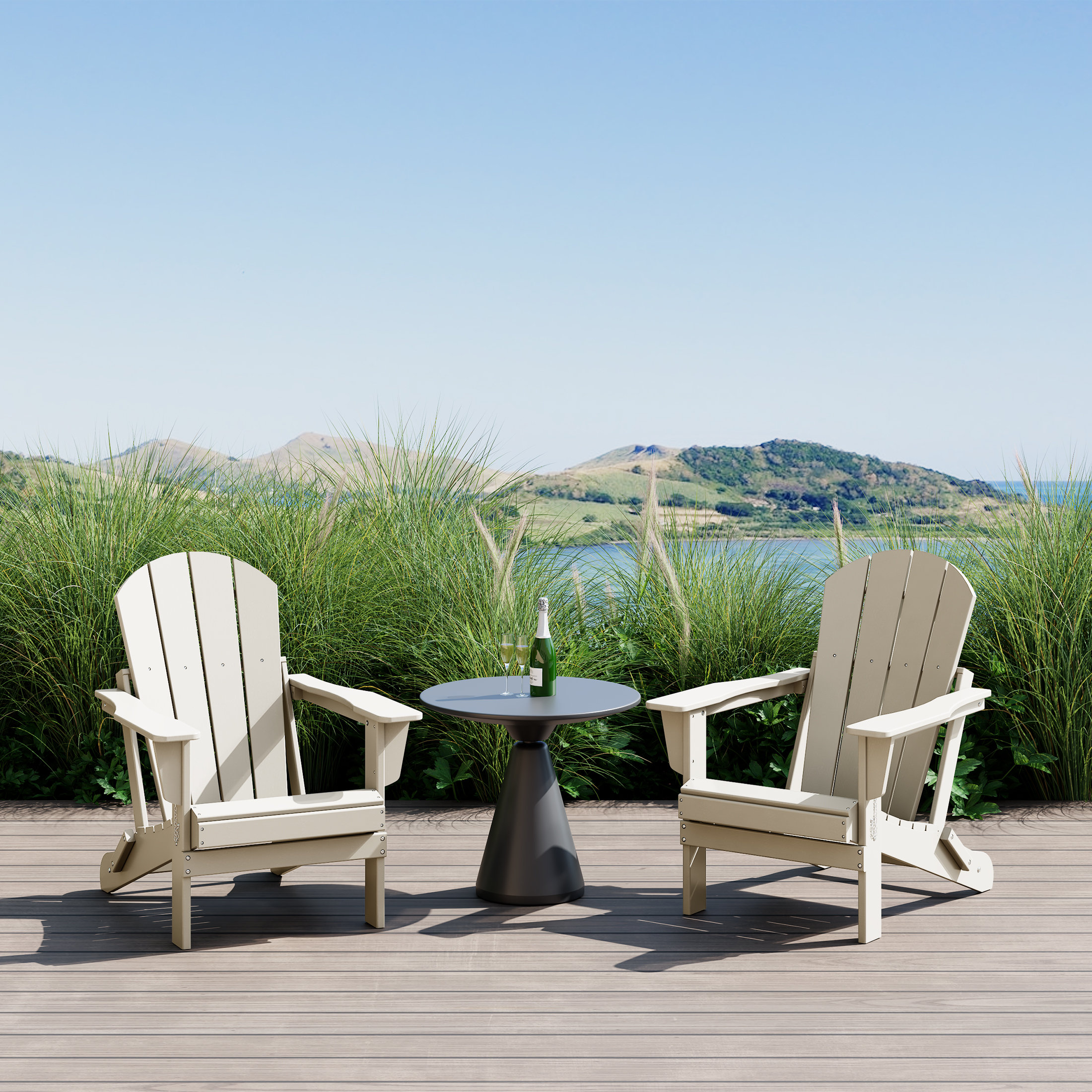 Three Posts™ Marciano Adirondack Set & Reviews | Wayfair