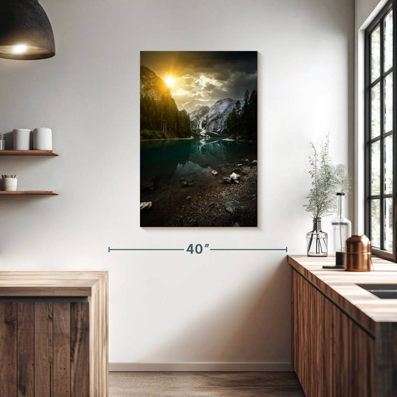 Alvord, lac italien Braies, H 39 po x l 26 po