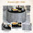 4 - Person Fully Assembled Curved Patio Conversation Set With Side Table-1679207847