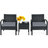 Pendrick 2 - Person Patio Conversation Sets with Cushions-1884512786