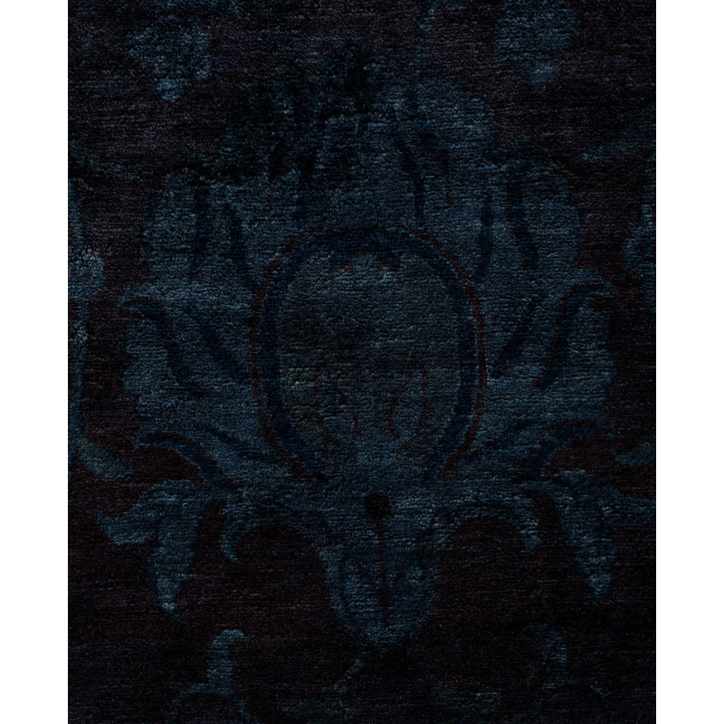 Overdyed One-of-a-Kind 8' 1" x 10' 6" Hand Knotted Area Rug