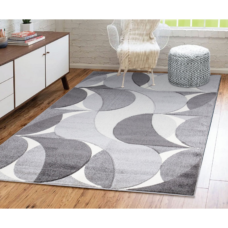 Astrit Abstract Area Rug, Rectangle 120 x 170cm