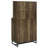 Harlie Rustic Oak 2-Doors Wine Cabinet