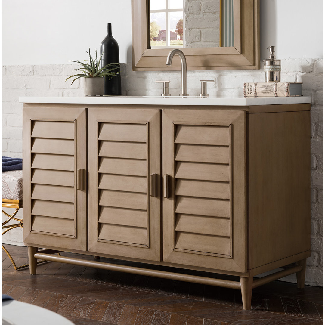 Broeder 48'' Single Bathroom Vanity with Top Winston Porter Base 