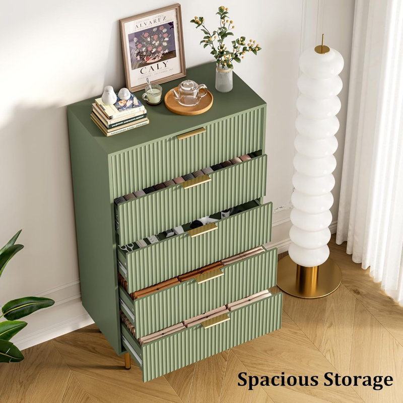 Commode 5 tiroirs Green