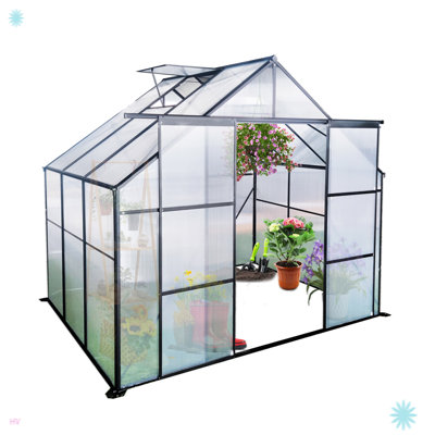 8' W x 6' D Greenhouse