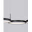 4 - Light Black LED Drum Pendant