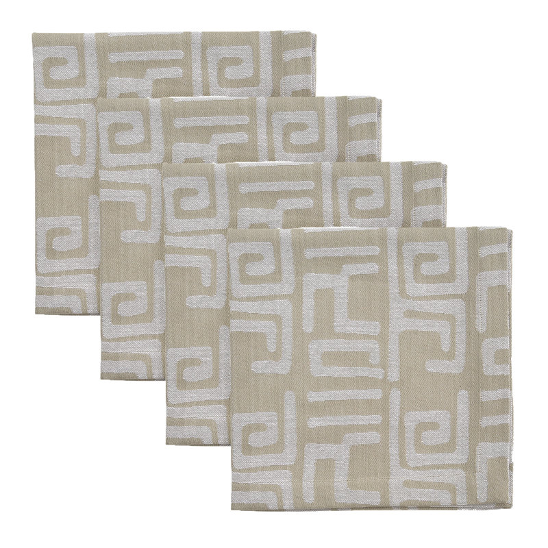  Gray Mica Jacquard Napkin Set of 4