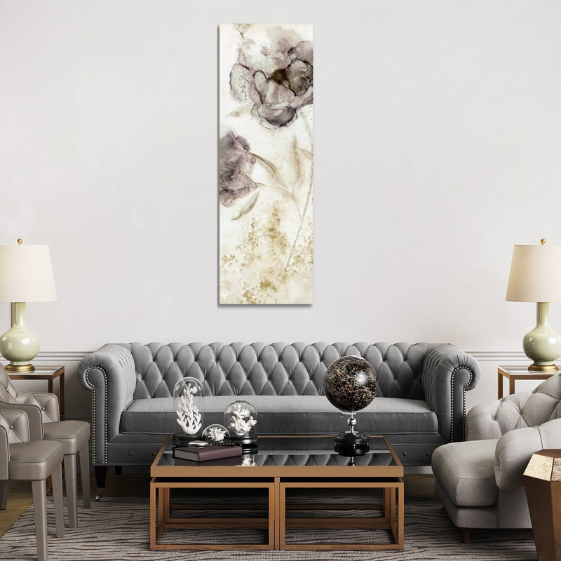 Dawn Peony by Carol Robinson - Wrapped Canvas Panoramic Print, 182.88 cm H x 60.96 cm W