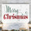« merry christmas »-impression d’art textuel sur toile