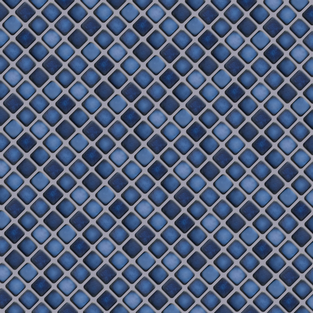 Hudson Diamond 12-1/4 " x 12-3/8 " Porcelain Mosaic Floor and Wall Tile Merola Tile 