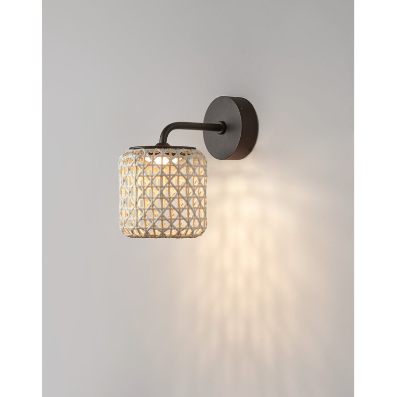 Nans 1 - Light LED Armed Sconce, Beige