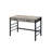 Disho  Light Weathered Oak & Black Finish Writing Desk W/USB (Not Including Office Chair)