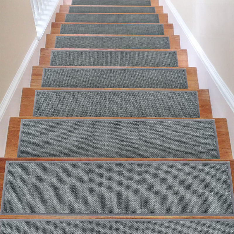 Tapis d'escalier antidérapants, Gris