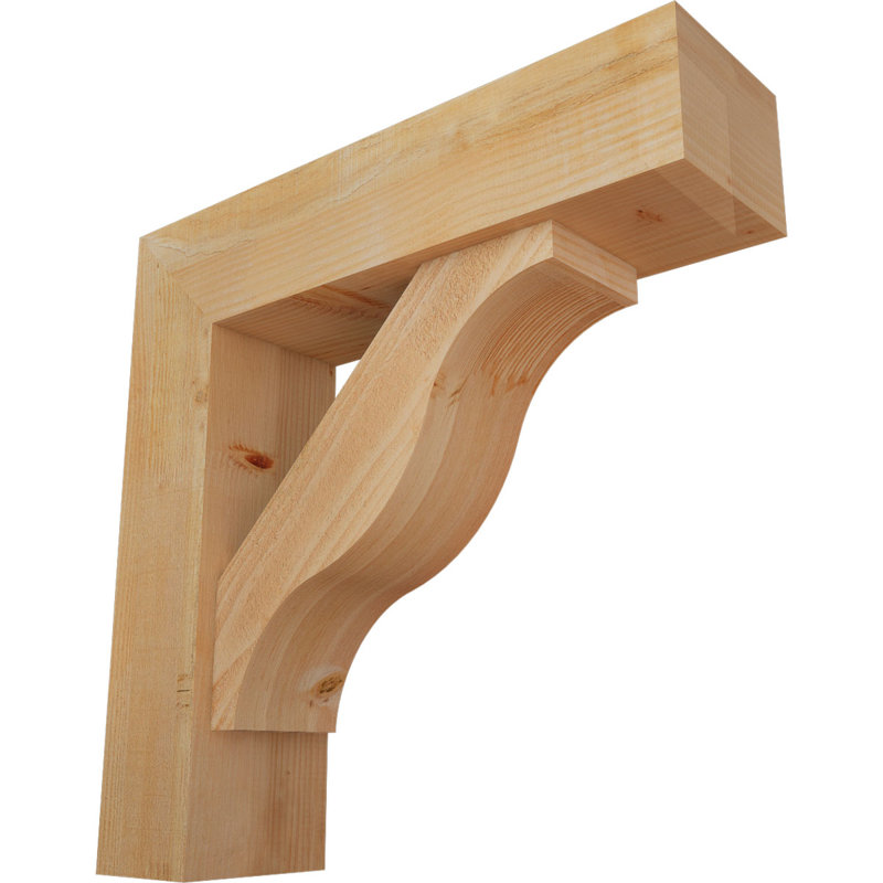 Support Funston Block avec support décalé, 30 x 30, Sapin Douglas de l 8 po (scié brut)