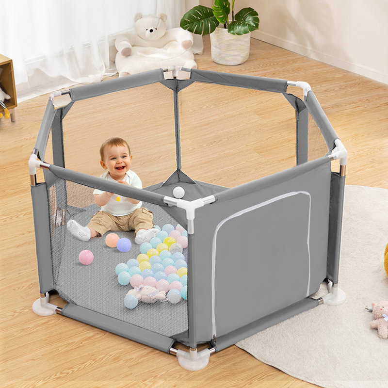 Centre d'activités pour enfants intérieur et extérieur 49 po, Gris