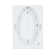 C6042GW White 60" L X 42" W Drop In Combination Acrylic Bathtub
