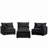 Modular Sectional Sofa, 102" L Shaped Couch Set For Living Room, 3-Seater Comfy Cloud Couches With Movable Ottoman, DIY Combination, Chenille-1271420508-1271420482