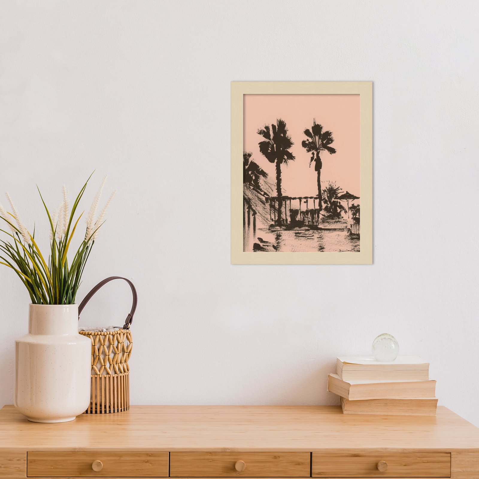 Holiday Print by Dan Hobday, Brown, 13" H x 10" W